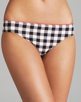 Thumbnail for your product : Marc by Marc Jacobs Janis Gingham Peekaboo Bikini Bottom