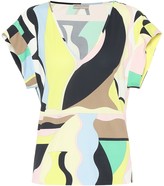 Thumbnail for your product : Emilio Pucci Printed jersey top