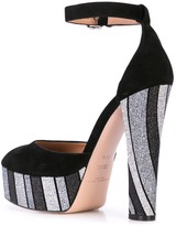 Thumbnail for your product : Madison.Maison Glitter Stripe Sandals