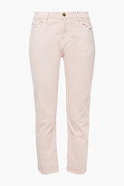 Thumbnail for your product : BA&SH Cropped Mid-rise Straight-leg Jeans