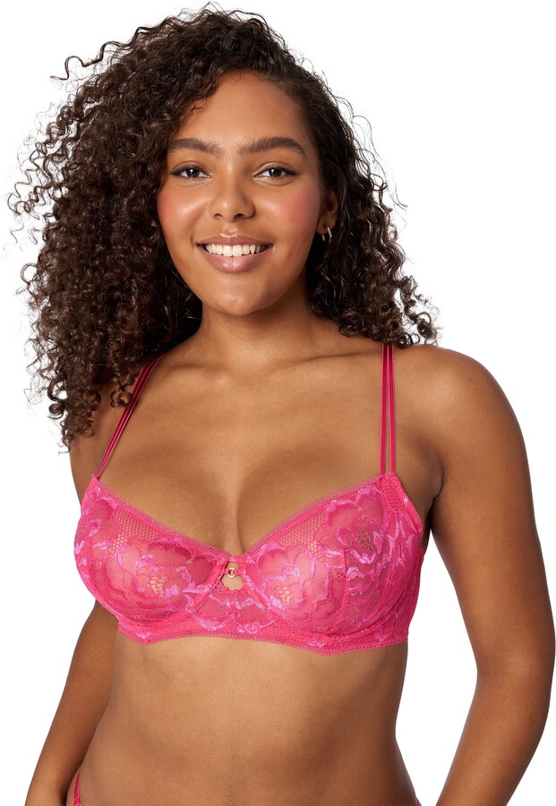 Adored by Adore Me Floral Lace Evalynn Unlined Bra, Sizes 34B-40DD