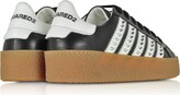 Thumbnail for your product : DSQUARED2 Black Studded Leather Women's Sneakers