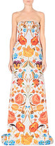 Thumbnail for your product : Temperley London Quilted floral-print gown