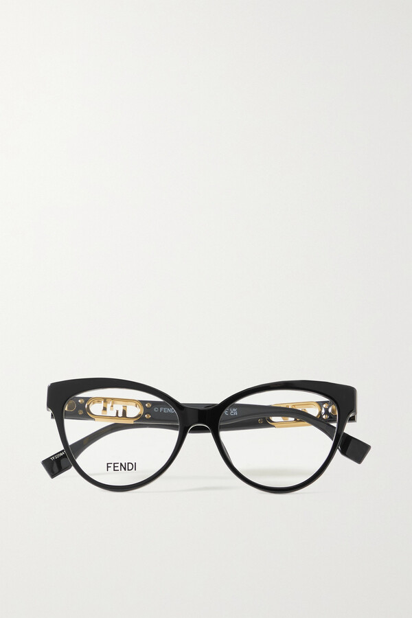 Fendi Unisex 55mm Logo Detailed Cat Eye Frame Sunglasses 
