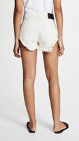 Thumbnail for your product : One Teaspoon Worn White Bandit Shorts