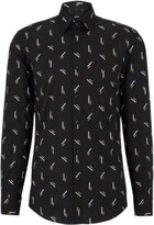 Thumbnail for your product : HUGO BOSS Slim-fit shirt in printed stretch cotton