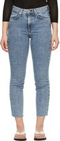 Thumbnail for your product : Rag & Bone Blue Nina High-Rise Ankle Cigarette Jeans