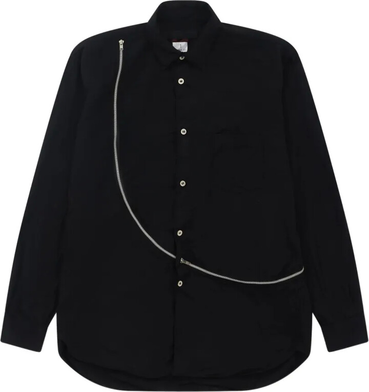 Comme des Garçons Shirt Zip-Detail Shirt