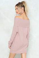 Thumbnail for your product : Nasty Gal Off She Goes Knitted Dress