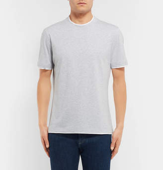 Brunello Cucinelli Layered Cotton-Jersey T-Shirt