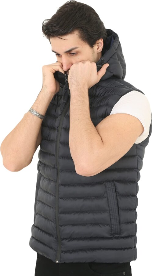 Body Warmer Men's Slim Fit Lightweight Padded Gilet Sleeveless Jacket