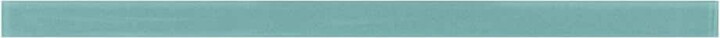 Apollo Tile Colorway 0.6 in. x 12 in. Sky Blue Glass Matte Pencil Liner Tile Trim (0.5 sq. ft./case) (10-pack)
