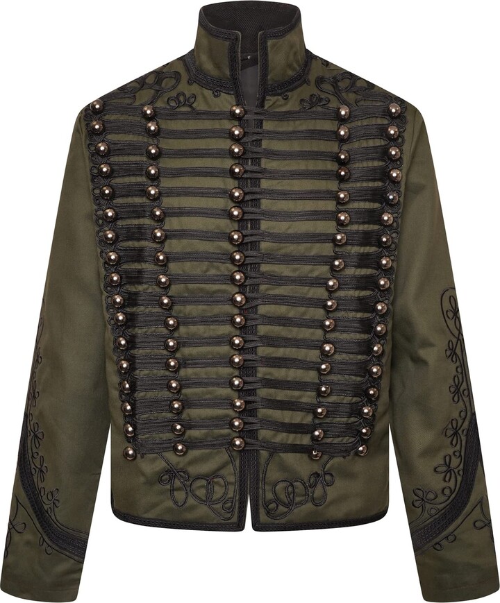 Ro Rox Rifleman Jacket Napoleonic Officer Men's Military Drummer