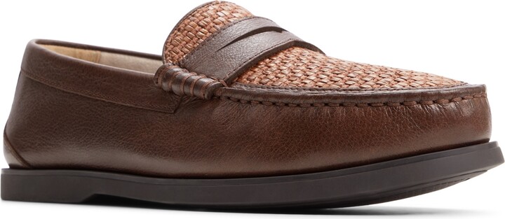 Brooks Brothers Men's Eastport Leather Penny Loafers