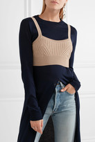 Thumbnail for your product : Jil Sander Ribbed-knit Bra Top - Beige