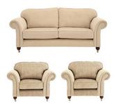 Thumbnail for your product : Cambridge Silversmiths Fabric 3-Seater Plus 2 Armchair Set