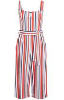 Thumbnail for your product : Quiz Petite White Red and Blue Culotte Jumpsuit