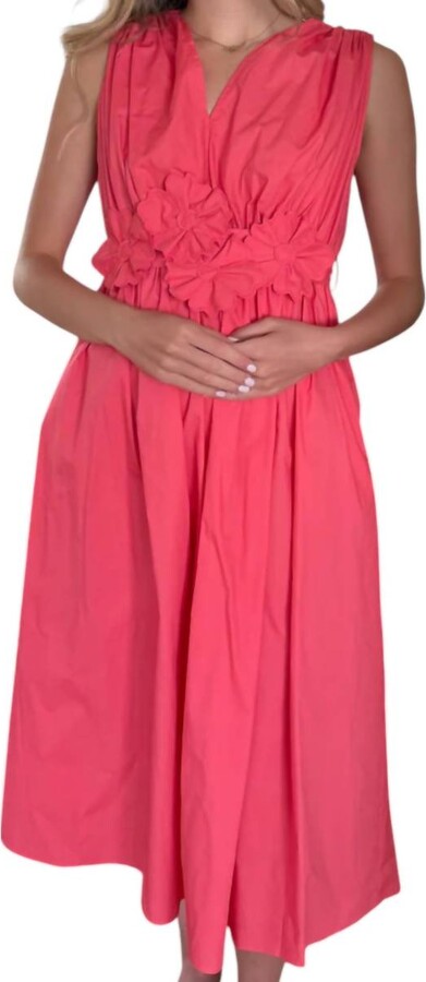 Ilona Maxi Dress In Coral