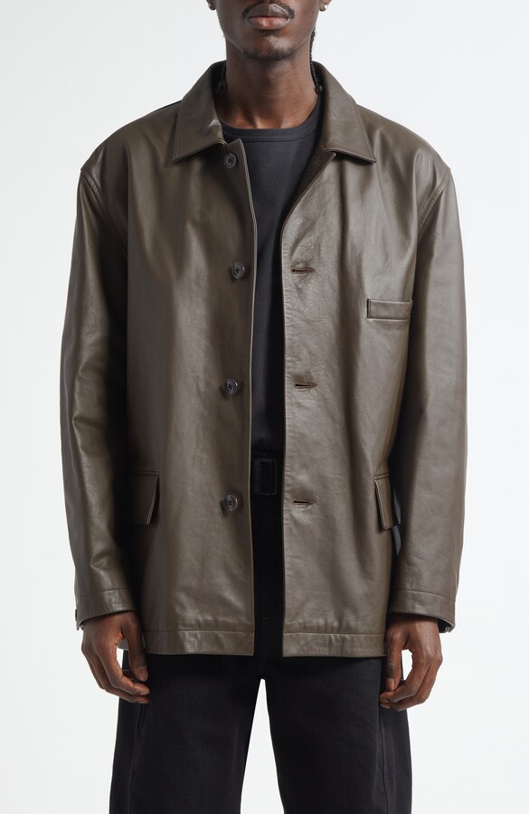 Relaxed Leather Jacket