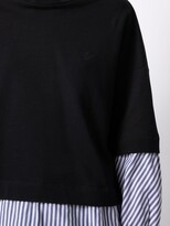 Thumbnail for your product : Emporio Armani Layered Shirt-Hoodie