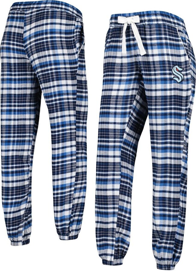Women's Concepts Sport Deep Sea Blue Seattle Kraken Mainstay Flannel