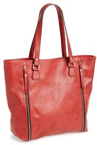 Thumbnail for your product : T-Shirt & Jeans Faux Leather Tote (Juniors)