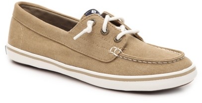 canvas boat loafers