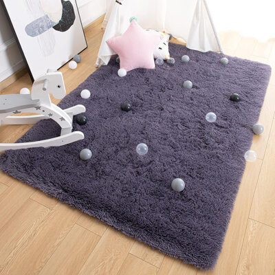 Ultra Soft Fluffy Rugs For Bedroom 4X6 Feet, Shag Area Rugs For Living Room, Large Comfy Furry Rug For Boys Kids Baby Room Decor, Non Slip Nursery Rug