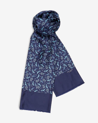 HAYPAY Paisley print silk scarf