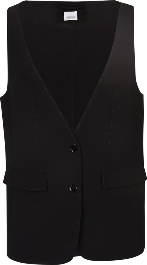Burberry Sleeveless Tailored Single Breasted Vest