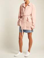 Thumbnail for your product : Raey Pocket-front Crepe Jacket - Womens - Light Pink