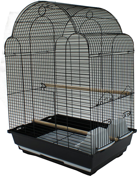 YML Bar Spacing Shell Top Black Bird Cage