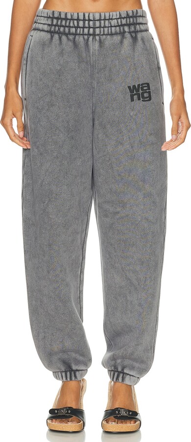 Alexander Wang Essential Terry Classic Sweatpant in Grey