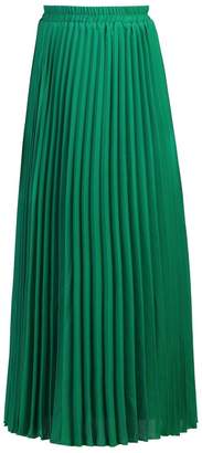 Dorothy Perkins Womens *Jolie Moi Green Pleated Maxi Skirt