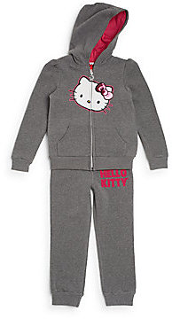 Hello Kitty Little Girl's Fleece Hoodie & Pants Set
