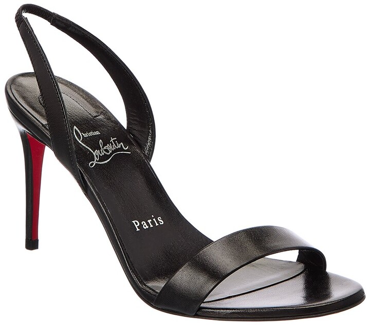 Christian Louboutin O Marylin 85 Leather Slingback Sandal ShopStyle