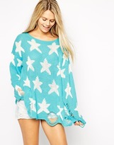 Thumbnail for your product : Wildfox Couture White Label Shooting Star Sweater
