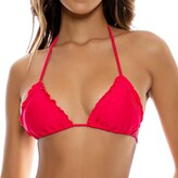Thumbnail for your product : Luli Fama Women's Cosita Buena Wavey Triangle Bikini Top