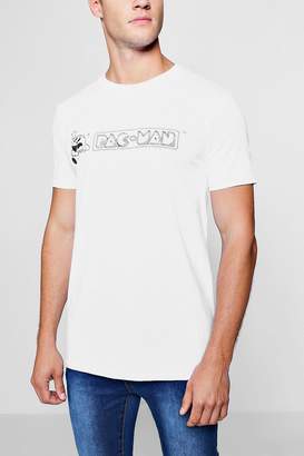 boohoo Pac-Man Outline License Print T-Shirt