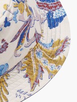 Thumbnail for your product : Isabel Marant Hayley Floral-print Nylon Bucket Hat - Beige