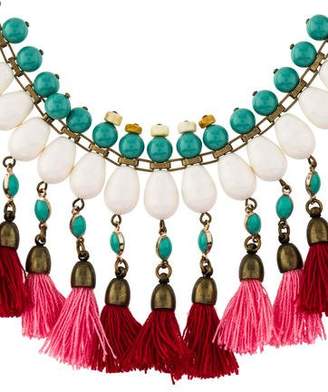 Isabel Marant Bead Tassel Collar Necklace