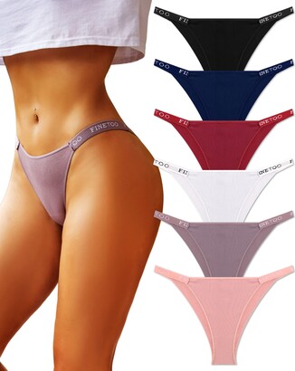 LEVAO Women Lace Underwear Sexy Breathable Hipster Panties Stretch Seamless  Bikini Briefs 6 Pack