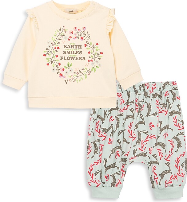 Peek Girls' Graphic Top & Pants Set - Baby