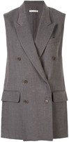 Thumbnail for your product : Hermes Pre-Owned peaked lapels elongated waistcoat