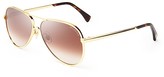 Thumbnail for your product : Wildfox Couture Airfox II Aviator Sunglasses, 57mm
