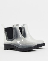 london rebel metal insert heel low heel chelsea boot