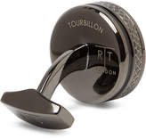 Thumbnail for your product : Tateossian Tourbillon Gear Gunmetal-Plated Cufflinks