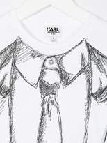Thumbnail for your product : Karl Lagerfeld Paris Tuxedo print T-shirt