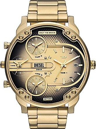 Men's Mr. Daddy Slim Chronograph Gold-Tone Stainless Steel Bracelet Watch