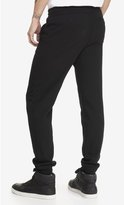 Thumbnail for your product : Express Jogger Pitch Black Drawstring Fleece Pant